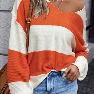 Off Shoulder Thin Sweater